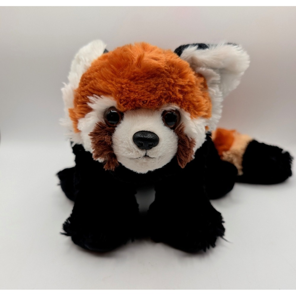 Wild Republic Red Panda Plush Stuffed Animal Realistic Orange Black 12 Inch - Picture 2 of 8
